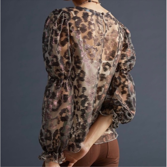 Eva Franco Anthropologie Top Size Large - Picture 2 of 6